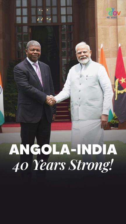 🤝 India & Angola: 40 Years of Strategic Friendship!

#NewIndia #IndiaAngolaPartnership