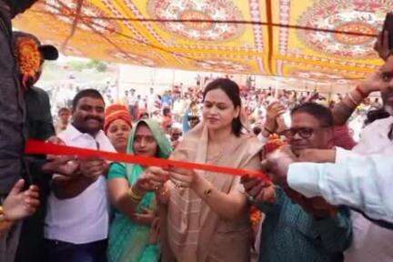 खेरागढ़: खैरागढ़ में नारायणी माता मंदिर का लोकार्पण जिला पंचायत अध्यक्ष और चेयरमैन ने किया