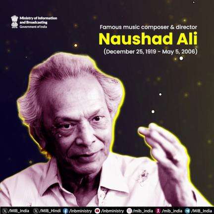 Paying tribute to legendary artist of classical & folk music, Naushad Ali, on his death anniversary.