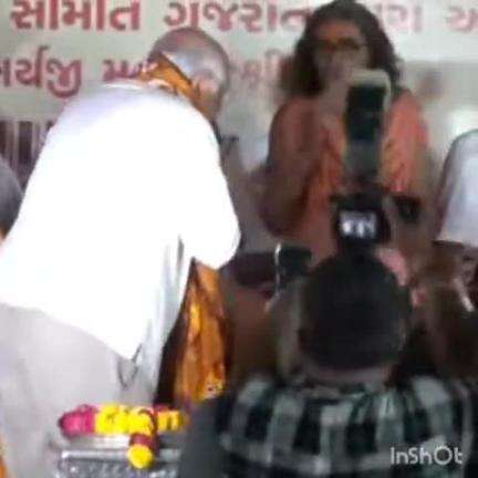 ઘાટલોડિયા: સીએમ ભૂપેન્દ્રભાઈ પટેલની આગેવાનીમાં સંતોનો સન્માન સમારોહ યોજાયો