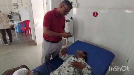 धरमपुरी: धानी में मुंबई-आगरा एनएच पर ट्रक की टक्कर से गंभीर रूप से घायल हुआ बाइक सवार, अस्पताल में कराया गया भर्ती