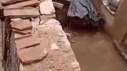 कुम्भलगढ़: कुम्भलगढ़ के धावड़ा की भागल में तूफान की चपेट में आया बेसराहा महिला का मकान, आर्थिक मदद की मांग की
