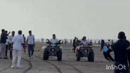 ઉધના: સુરત ડુમસ બીચ પર 'ATV પોલીસ' પેટ્રોલિંગ શરુ, પગપાળા પેટ્રોલિંગની જગ્યાએ હવે દરિયાકાંઠે ATV બાઈક દોડશે