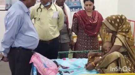 विदिशा नगर: विदिशा जिला अस्पताल के एनआरसी वार्ड से एक बच्चा चोरी हुआ