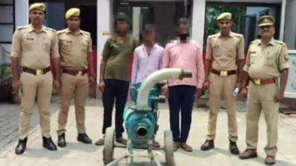 खड्डा: खड्डा थाने की पुलिस टीम ने पम्पसेट चोरी का किया खुलासा, तीन आरोपियों को गिरफ्तार कर भेजा गया जेल