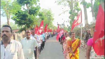কুমারঘাট: কুমারঘাট শহরে CPIM ত্রিপুরা তপশিলি জাতি সমন্বয় সমিতির উদ্যোগে মিছিল ও ডেপুটেশন দেওয়া হয়