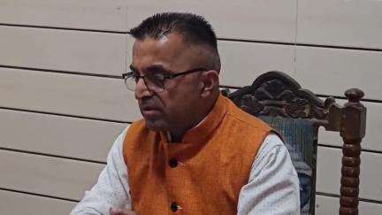पांवटा साहिब: पावंटा साहिब में नाथूराम चौहान ने की प्रेस वार्ता, बोले- जाँच कमेटी नेशनल हाइवे 707 पर करेगी निरीक्षण