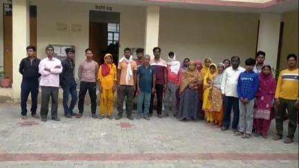 बुहाना: पचेरी कलां क्षेत्र में ईंट भट्ठों पर अवैध रूप से रह रहे 35 बांग्लादेशी नागरिकों को पुलिस ने किया डिटेन