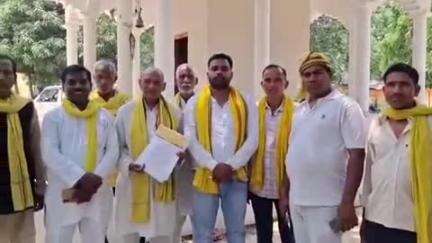 आलापुर: जातीय जनगणना को केंद्र की मंजूरी मिलने पर सुभासपा नेताओं ने आलापुर और जलालपुर एसडीएम के जरिए सरकार को भेजा बधाई पत्र