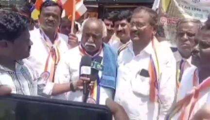 ಯಾದಗಿರಿ: ಬಿಟಿ ಆಕ್ಟ್ ರದ್ಧತಿಗೆ ಕೇಂದ್ರದ ವಿರುದ್ಧ ನಗರದಲ್ಲಿ ದಲಿತ ಸಂಘಟನೆ ಮುಖಂಡ ಮಲ್ಲಿಕಾರ್ಜುನ್ ಕ್ರಾಂತಿ ಆಕ್ರೋಶ