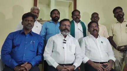 சிதம்பரம்: அண்ணாமலை பல்கலைக்கழக ஊழியர்கள் பிரச்சனையில் முதலமைச்சர் தடையை தலையிட வேண்டும், சிதம்பரத்தில் விசிக தலைவர் தொல்.திருமாவளவன் பேட்டி