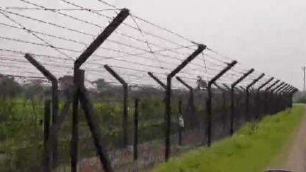 তেহট্ট ১: Bsf করা নিরাপত্তার মধ্যে দিয়ে ভারত বাংলাদেশ সীমান্তের কাঁটাতারের ওপারে ভাটুপাড়াতে শুরু হলো যশাই তলার পূজা ও মেলা