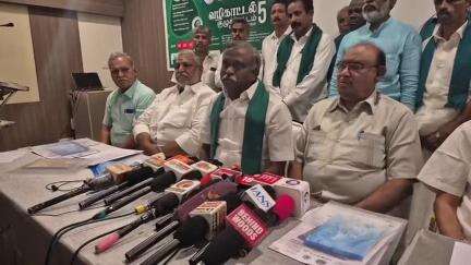 சேலம்: கோவையில் தேசிய இயற்கை வேளாண் மாநாடு சேலம் 3 ரோட்டில் பி ஆர் பாண்டியன் பேட்டி