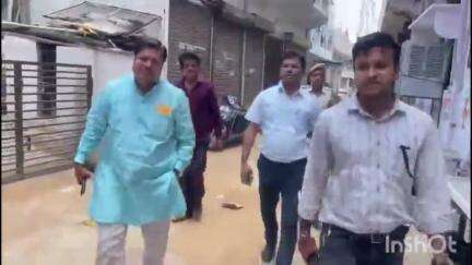 गंगापुर: गंगापुर सिटी के वार्ड नंबर 1731, 32, 33, 34 और 59 का दौरा सभापति शिवरतन अग्रवाल और आयुक्त ने किया