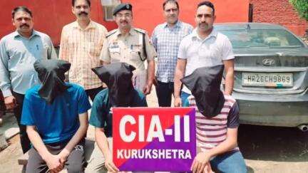 थानेसर: कुरुक्षेत्र में शराब ठेके के सेल्समैन के साथ मारपीट और जान से मारने की धमकी देने के मामले में तीन आरोपी गिरफ्तार
