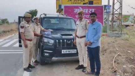 बायतु: बायतु पुलिस ने ऑपरेशन वज्रप्रहार के तहत अवैध पिस्टल, 6 जिंदा कारतूस व चोरी की स्कॉर्पियो की जब्त, आरोपी फरार