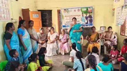 గంగాధర నెల్లూరు: SRపురం మండలం వీవీపురంలో కిశోరి వికాసంపై అవగాహన కార్యక్రమం