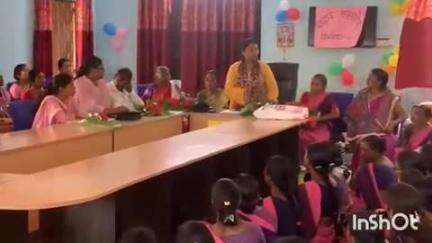 मनोहरपुर: नंदपूर पंचायत भवन में सात सेवानिवृत्त आंगनबाड़ी सेविकाओं को भावभीनी विदाई दी गई