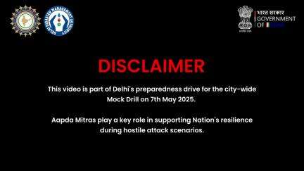 India's safety begins with You.  
Stay Calm, Stay Prepared.
