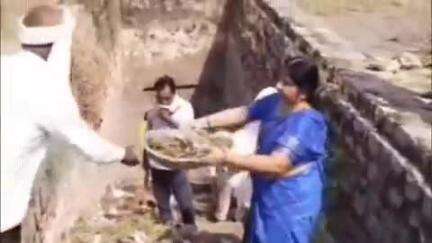 रामपुर बघेलान: रामपुर बाघेलान में जल गंगा संवर्धन अभियान के तहत श्रमदान