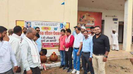 धनोरा: धनोरा तहसील कार्यालय परिसर में प्याऊ का उद्घाटन