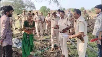 गंगधार: उन्हेल थाना क्षेत्र के कंजर डेरों में हुई गोलीबारी के मामले में अतिरिक्त पुलिस अधीक्षक घटनास्थल पर पहुंचे