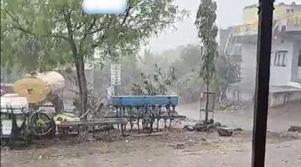 देपालपुर: इंदौर के देपालपुर में हुई बारिश, गर्मी से मिली राहत