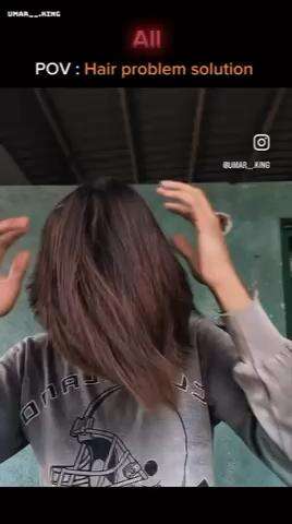 See my vedio for hair grow