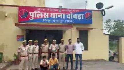 आसपुर: लिलवासा के वराई माता मंदिर में तोड़फोड़ कर मूर्ति खंडित करने वाले 2 आरोपियों को किया गया गिरफ्तार