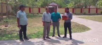 बौंसी: नए बौंसी प्रखंड कार्यालय के निर्माण के लिए अधिकारियों ने किया स्थल निरीक्षण