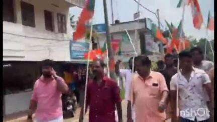 അടൂര്‍: ഓപ്പറേഷൻ സിന്ദൂർ, സൈന്യത്തിനും മോദി സർക്കാരിനും അഭിവാദ്യമർപ്പിച്ച് കൊടുമൺ ജങ്ഷനിൽ ബി.ജെ.പി പ്രകടനം