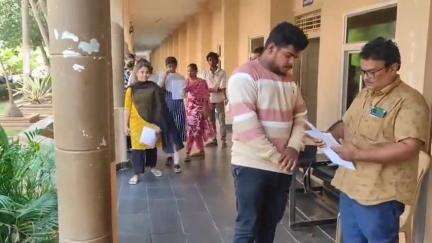 అంబేద్కర్ కోనసీమ జిల్లా లో ప్రశాంతంగా ఐసెట్ పరీక్ష, బీవీసీ లో 18 మంది గైర్హాజరు
