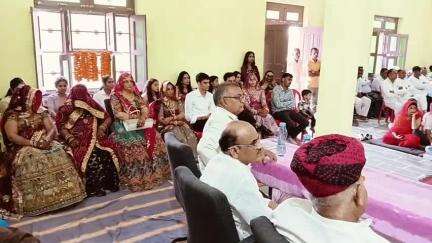 रतनगढ़: रतनगढ में ग्रामीण किसान छात्रावास में गर्ल्स लाइब्रेरी का उद्घाटन सांसद, विधायक व कांग्रेस जिलाध्यक्ष ने किया