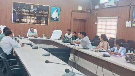 দাংতল ৰাজহ চক্ৰ: কাজলগাঁৱত পৃষ্ঠপোষকতা আৰু পোষক যত্ন অনুমোদন সমিতিৰ বৈঠক অনুষ্ঠিত , উপস্থিত চিৰাঙৰ জিলা আয়ুক্ত যতীন বৰা
