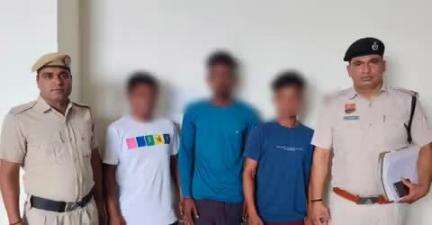 बहादुरगढ़: थाना शहर पुलिस ने मोटरसाइकिल चोरी मामले में तीन आरोपियों को किया गिरफ्तार