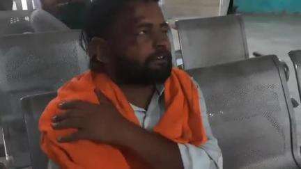 बलिया: परवल टोल के पास तेज रफ्तार बाइक अनियंत्रित होकर गड्ढे में गिरी