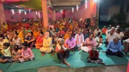 नाथनगर: श्री श्री 108 महावीर मंदिर में नौ दिवसीय श्री राम कथा का छठा दिन