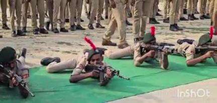 अकबरपुर: अकबरपुर पुलिस लाइन में सिविल डिफेंस मार्क ड्रिल का आयोजन, एनसीसी, एनएसएस और स्काउट गाइड के बच्चे हुए शामिल