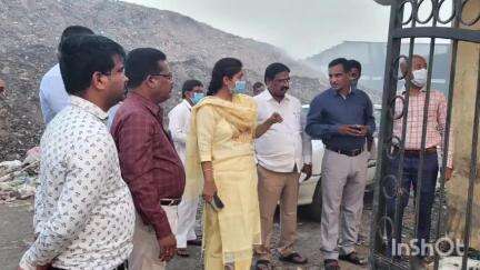 కరీంనగర్: నగరంలోని డంపింగ్ యార్డ్ ను ప్రక్షాళన చేసేందుకు ప్రత్యేక చర్యలు: నగరపాలక కమిషనర్ చాహత్ బాజ్ పాయి