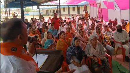 केशोरायपाटन: कापरेन में भाजपा का वक्फ सुधार जन जागरण अभियान कार्यक्रम सम्पन्न, मुख्य अतिथि रहीं सुमन शर्मा