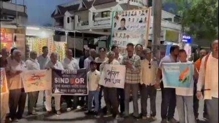 कामठी: रणाळा येथे 'ऑपरेशन सिंदूर'चे भारतीय जनता पक्षाने केले समर्थन