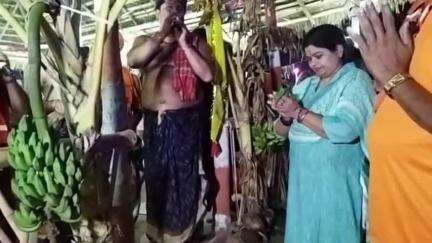 କବିସୂର୍ଯ୍ୟନଗର: ପୂର୍ବତନ ବିଧାୟିକାଙ୍କ ଅଙ୍ଗାରଗାଁ ଓ ପାଇକପଡା ଯଜ୍ଞରେ ଯୋଗଦାନ