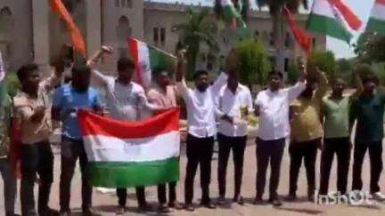 ఖైరతాబాద్: ఆపరేషన్ సింధూర్ విజయవంతం అవడంతో ఉస్మానియా యూనివర్సిటీలో ఏబీవీపీ ఆధ్వర్యంలో సంబరాలు
