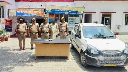 टांडा: थाना टांडा क्षेत्र से पुलिस ने मंदिर परिसर से चोरी के आरोप में एक आरोपी को किया गिरफ्तार