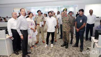 ఖైరతాబాద్: తెలంగాణ కమాండ్ కంట్రోల్ సెంటర్ ను ప్రారంభించిన ముఖ్యమంత్రి రేవంత్ రెడ్డి