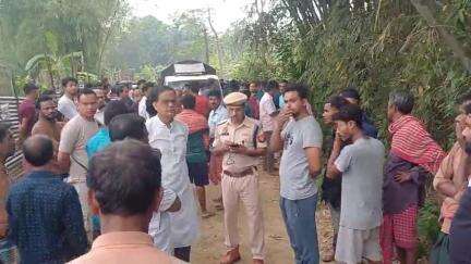 হোজাই: হীৰাবস্তিতলোকেশ দাস নামৰ এজনক হত্যা, ঘটনাস্থলীত উপস্থিত আৰক্ষী