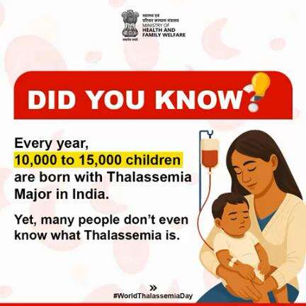 #WorldThalassemiaDay | Get tested, know your status, and help prevent Thalassemia for future generations. #healthforall