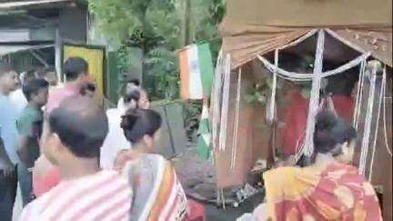 মাথাভাঙা ২: নিশিগঞ্জ বাজার সংলগ্ন আমতলী নদী সংলগ্ন এলাকায় বিজেপির উদ্যোগে শিব মন্দিরে বিশেষ পুজোর আয়োজন,উপস্থিত ৩ নং মণ্ডল সভাপতি