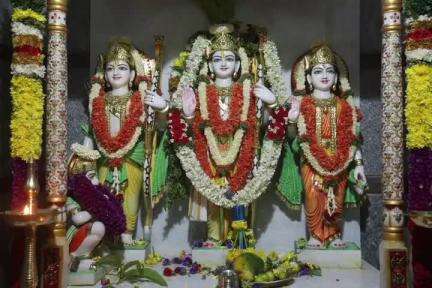 ಮಾಗಡಿ: ಕೋರಮಂಗಲ-ಕೆಂಪೇಗೌಡನ ದೊಡ್ಡಿ ಗ್ರಾಮದ ಶ್ರೀ ರಾಮಾಂಜನೇಯ ದೇವಾಲಯದ ಲೋಕಾರ್ಪಣೆ ಸಮಾರಂಭದಲ್ಲಿ ನಿಖಿಲ್ ಕುಮಾರಸ್ವಾಮಿ ಭಾಗಿ