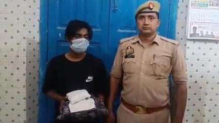 धौलाना: थाना पिलखुवा पुलिस ने चेकिंग के दौरान एक मादक पदार्थ तस्कर को किया गिरफ्तार
